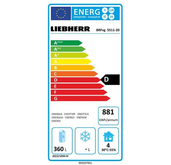 Armoire positive LIEBHERR 600x400 cuve PS carrosserie époxy blanc