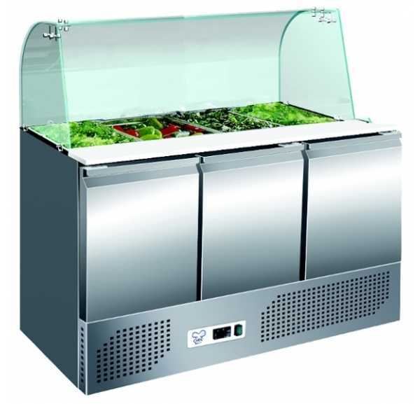 Table réfrigérée avec évier 2 portes profondeur 700 DIAMOND DT131/R2A EV  disponible sur Chr Restauration